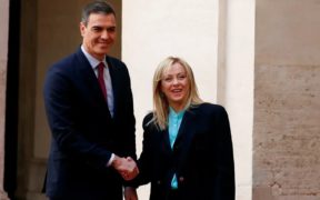 Pedro Sánchez y Giorgia Meloni