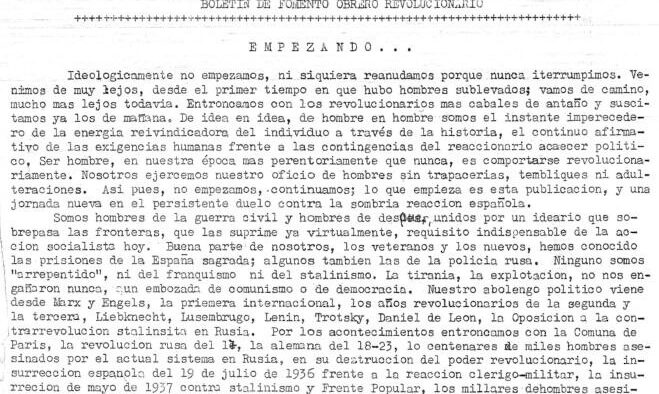 Alarma 1, diciembre de 1958