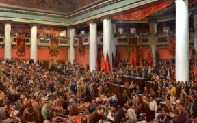 Inauguracion-del-II-Congreso-de-la-Internacional-Comunista-Isaak-Brodsky-1924