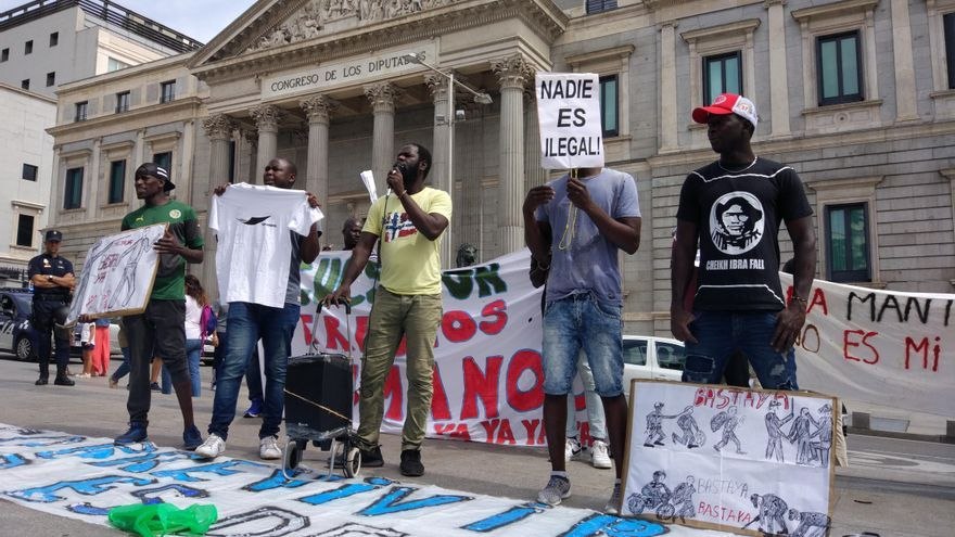 protesta migrantes