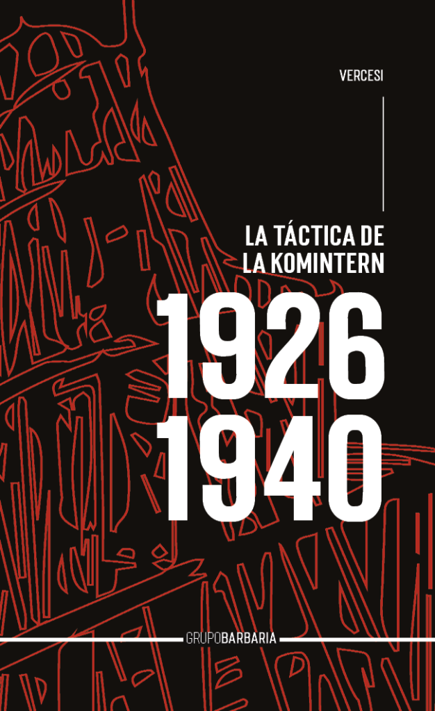 Vercesi Komintern - Portada