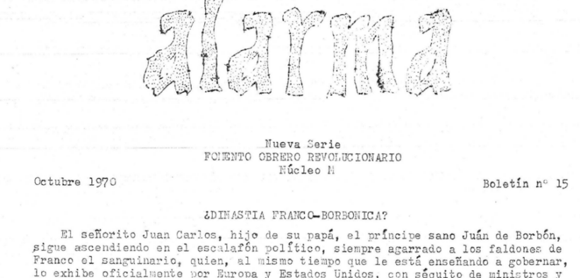 Alarma nº 15 (octubre de 1970)
