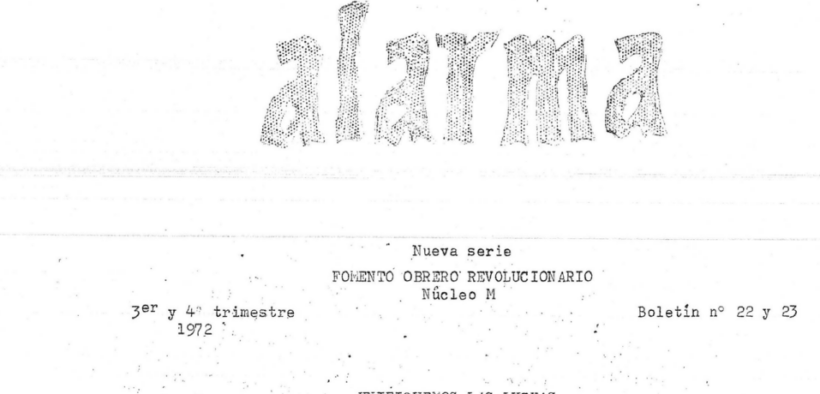 alarma nº 22 y 23