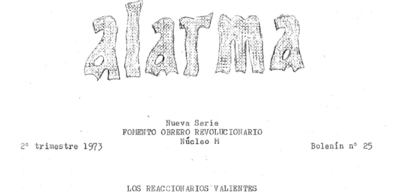 Alarma nº 25
